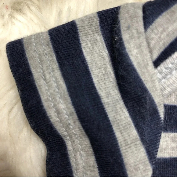 Gerber Onesie DiaperShort Blue /  Grey Stripes Size Newborn - Picture 9 of 16
